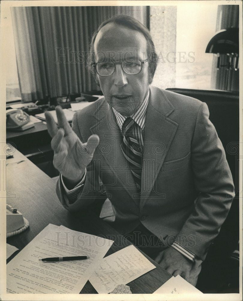 1973 Press Photo Cahalan Prosecutor - Historic Images
