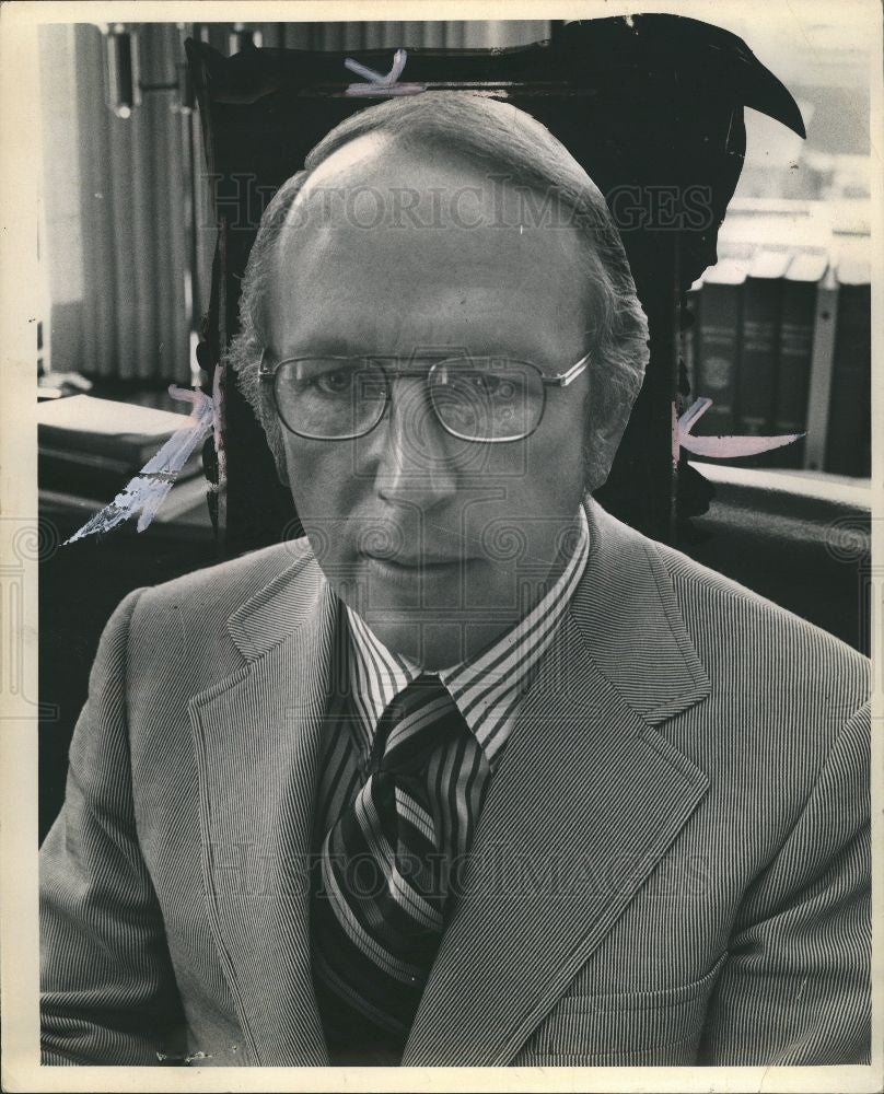 1973 Press Photo Prosecutor William Cahalan rape bill - Historic Images