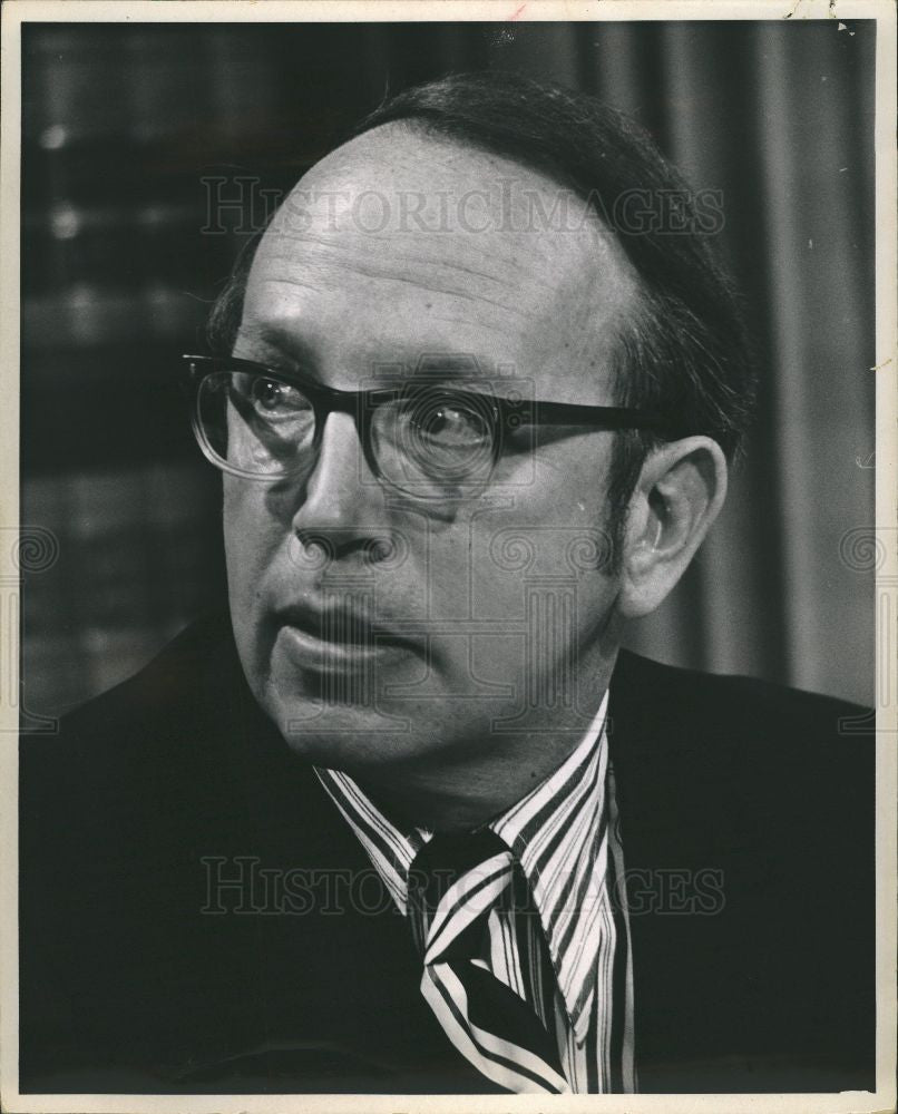1972 Press Photo William Callahan,  civil servant - Historic Images