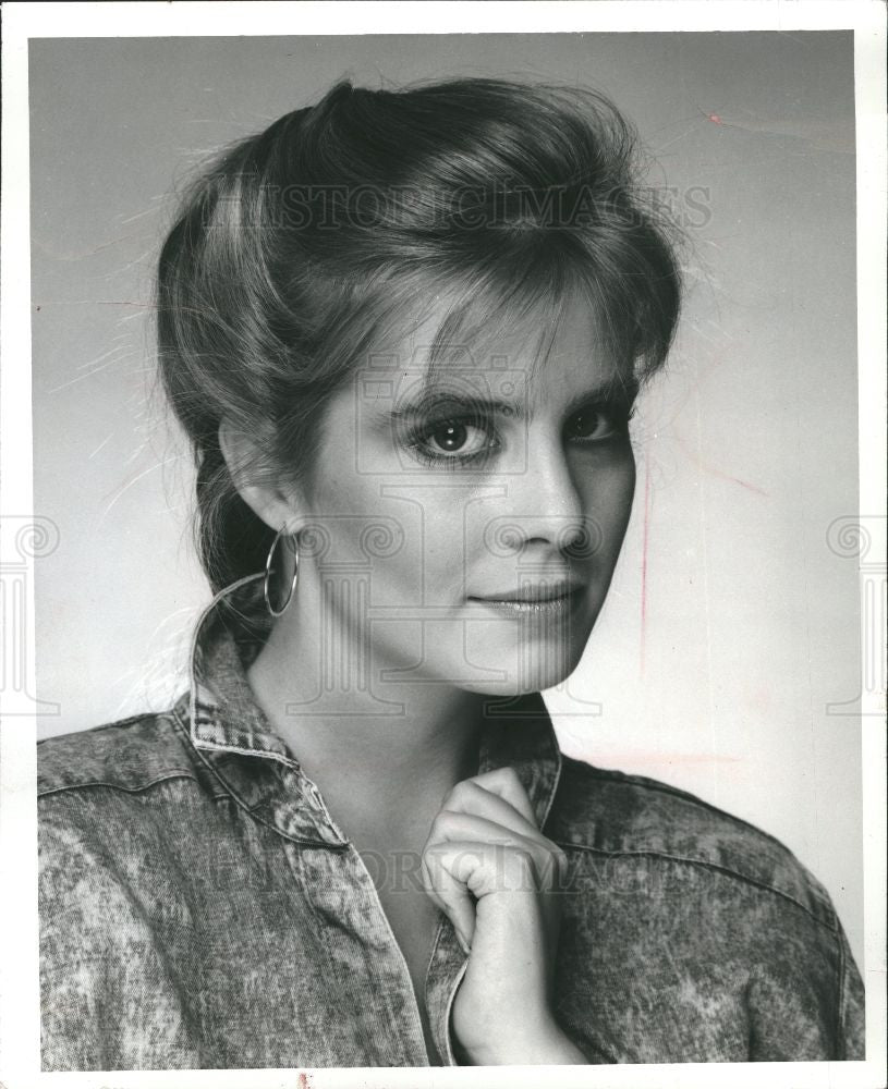 1989 Press Photo Martha Byrne Actress - Historic Images