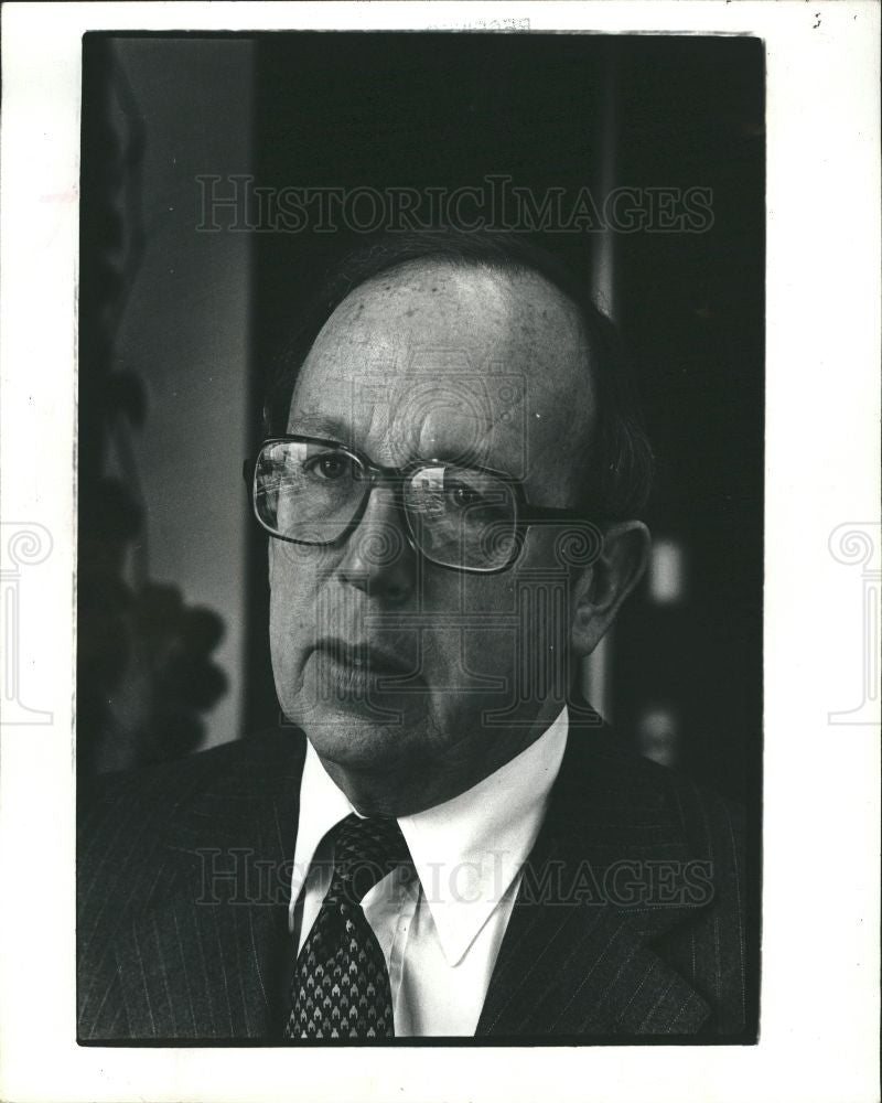 1990 Press Photo Bill Cahalan, - Historic Images