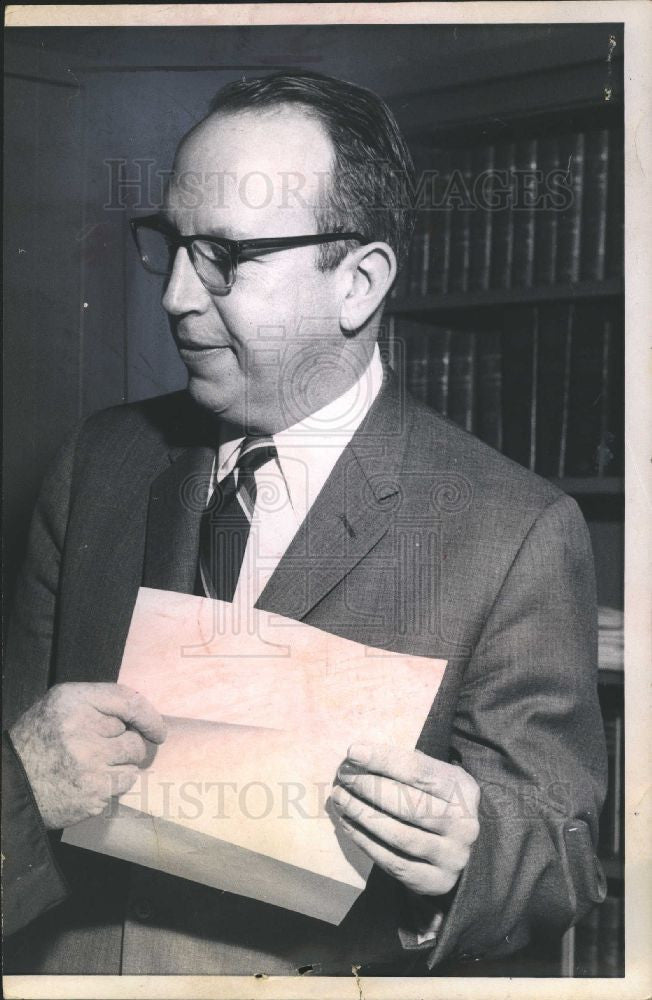 1967 Press Photo William Cahalan Wayne Prosecutor - Historic Images