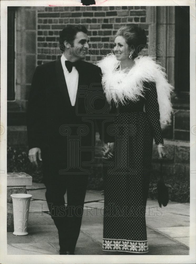 1974 Press Photo Mr &amp; Mrs Eugene Cafiero co-chairmen - Historic Images
