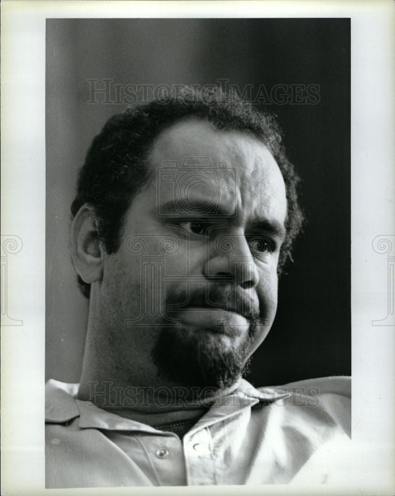 1986 Press Photo Ron Bush Union President Teamsters 214 - Historic Images
