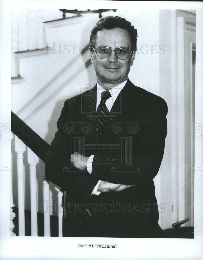 1988 Press Photo Daniel Callahan limit treatment - Historic Images