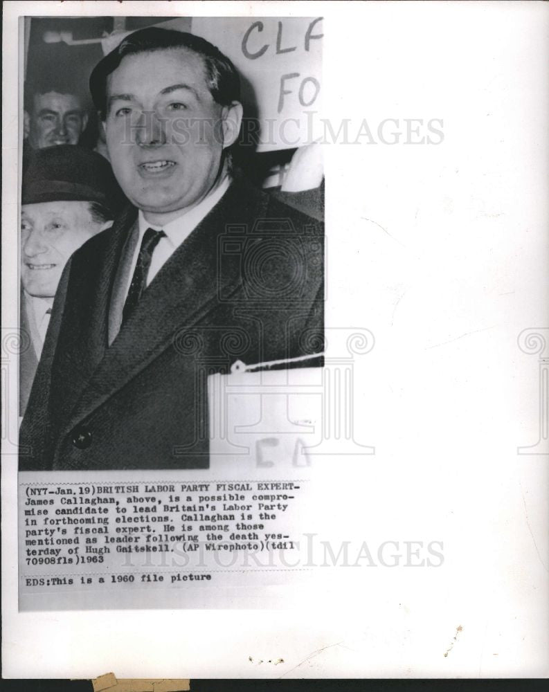 1965 Press Photo Leonard James Callaghan Baron Cardiff - Historic Images