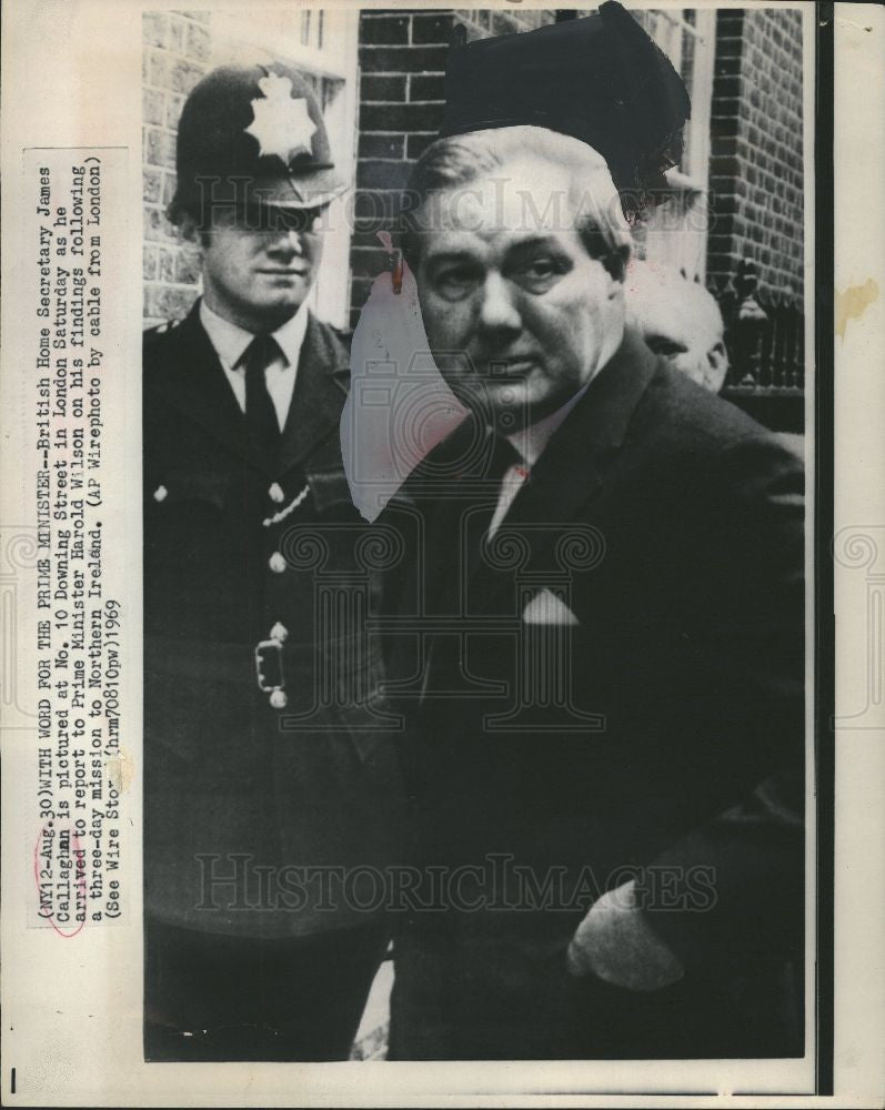 1969 Press Photo James Callaghan British politician - Historic Images