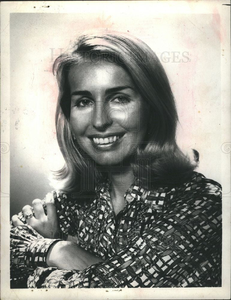 1977 Press Photo Sally Quinn Author - Historic Images