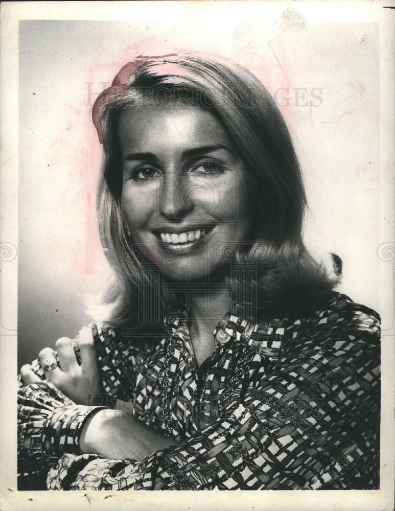 1974 Press Photo Sally Quinn American author - Historic Images