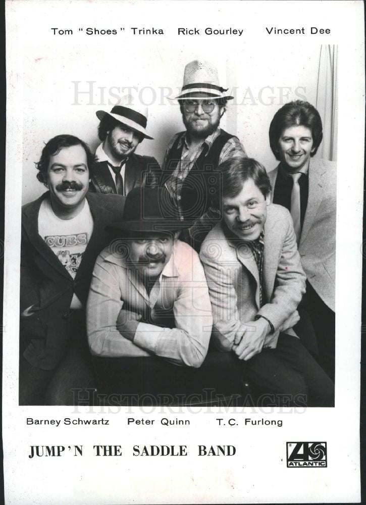 1984 Press Photo PETER QUINN Jump &#39;N the Saddle Band. - Historic Images