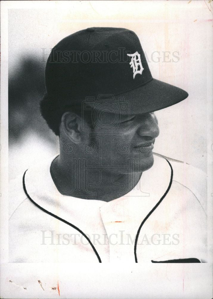 1976 Press Photo Leslie Cain Baseball player - Historic Images