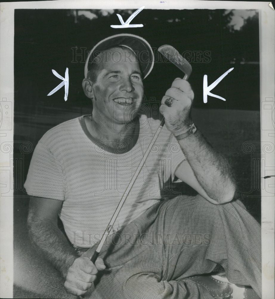 1946 Press Photo Smiley Quick golfer 1946 PGA tour - Historic Images