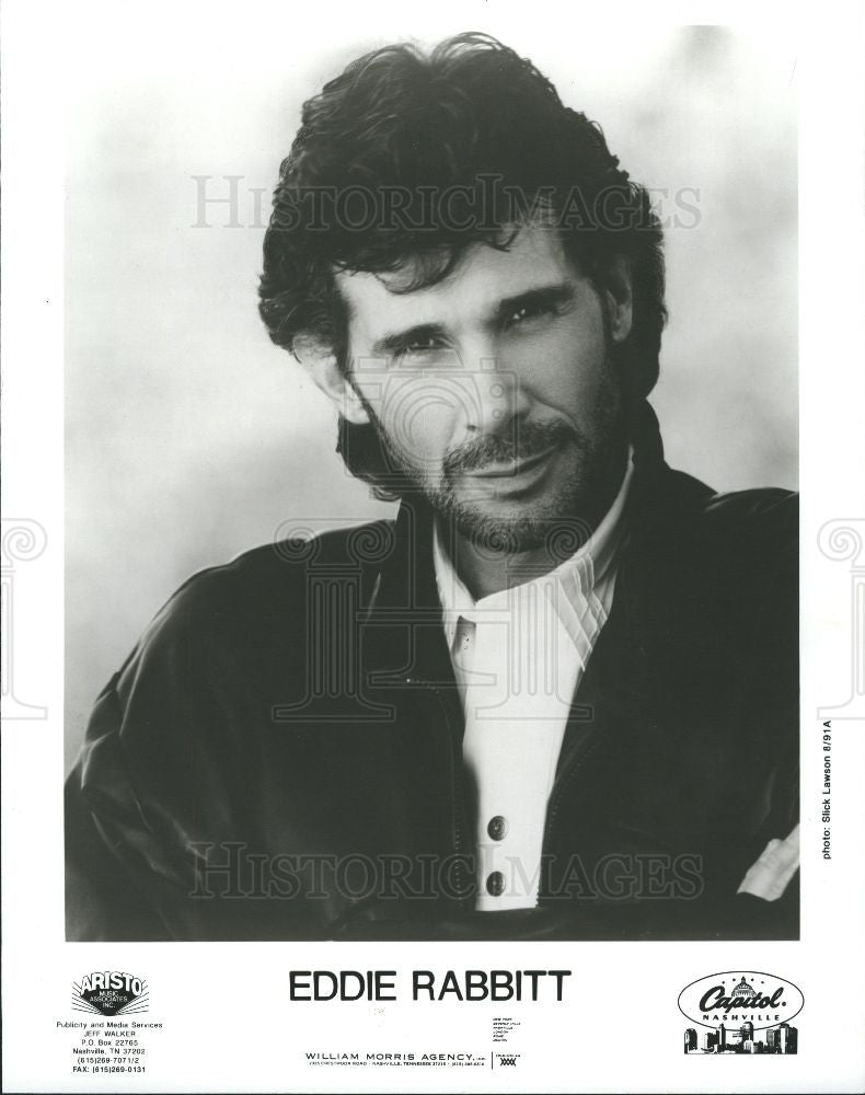 1992 Press Photo Eddie Rabbitt musician vocalist - Historic Images