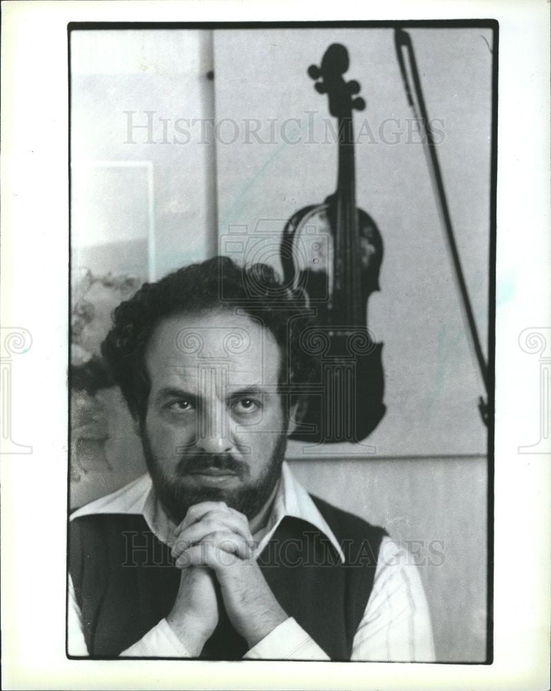 1986 Press Photo Misha Rachlevsky violinist pops series - Historic Images