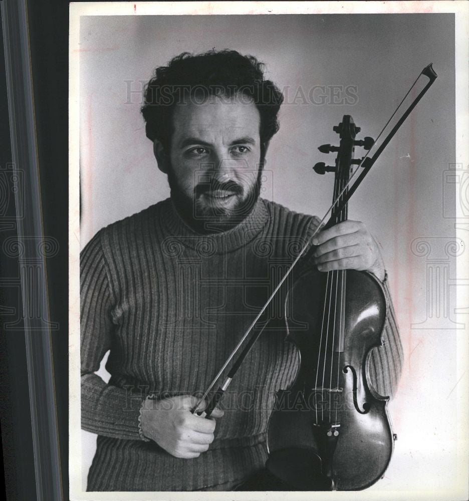 1982 Press Photo Misha Rachlevsky first-chair violinist - Historic Images