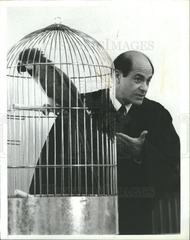 1987 Press Photo Alan Rachins LA Law judge - Historic Images