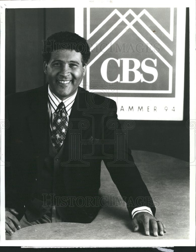 1994 Press Photo Greg Gumbell NBC's NFL live - Historic Images