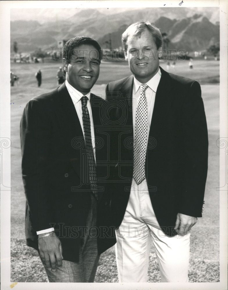 1990 Press Photo Bryant Charles Gumbel, - Historic Images