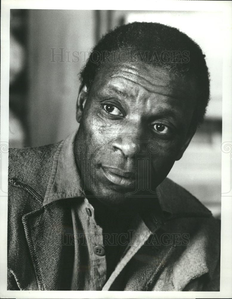 1973 Press Photo Moses Gunn Cowboys ABC TV Actor David - Historic Images