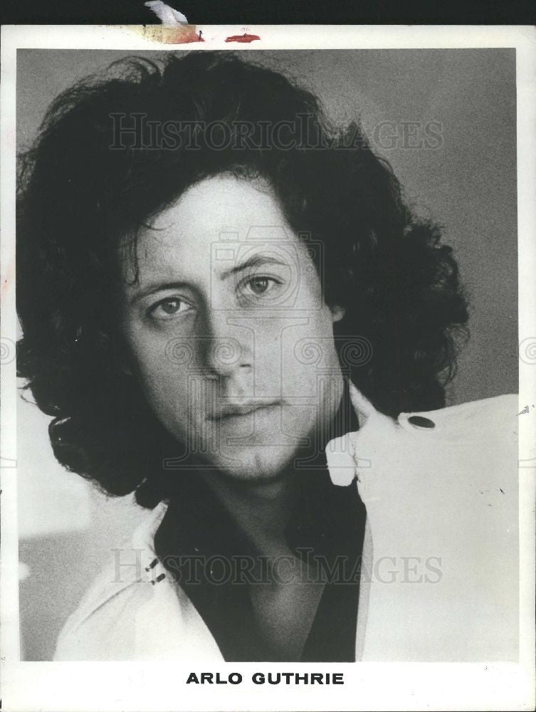 1981 Press Photo Arlo Guthrie folk singer - Historic Images