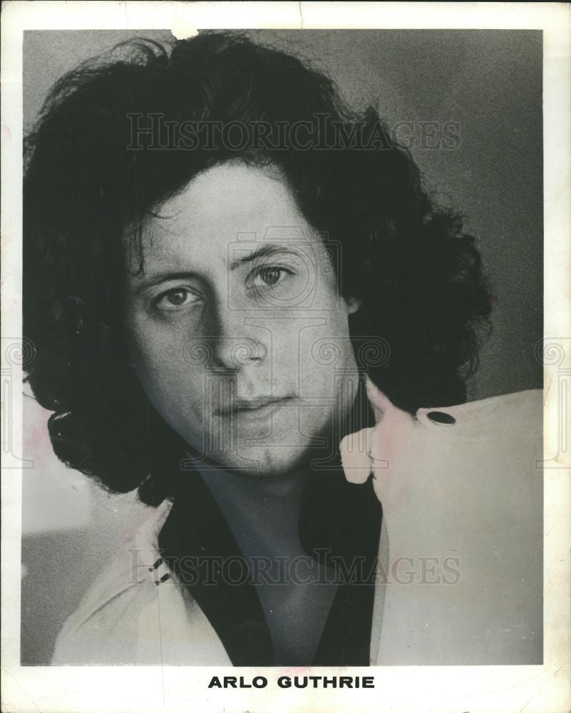 1978 Press Photo Arlo Guthrie Folk Singer - Historic Images