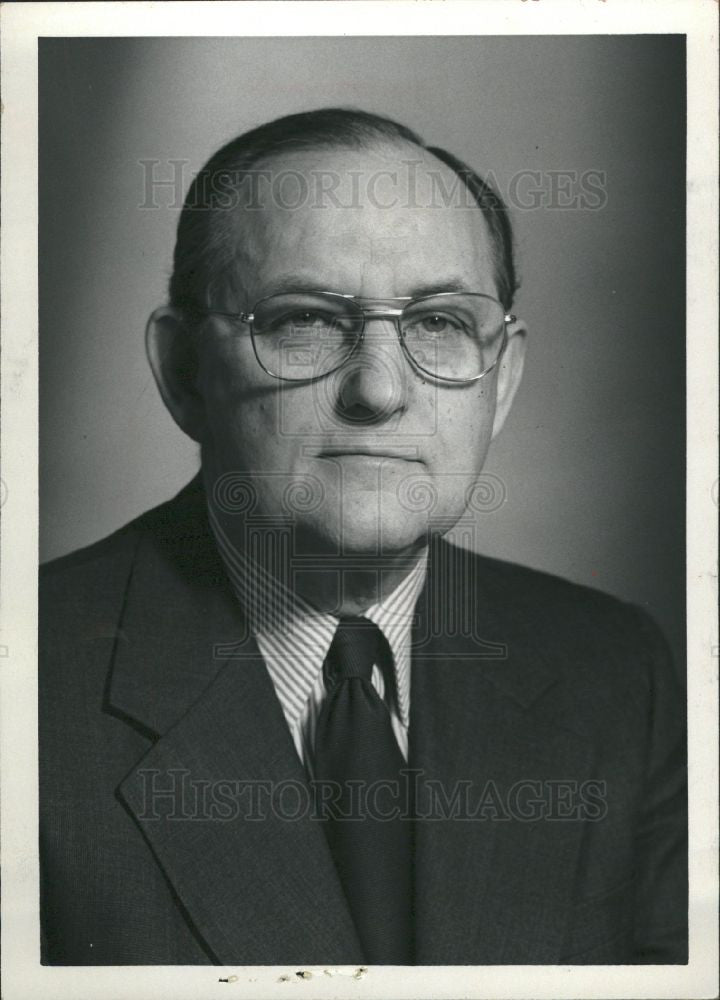 1972 Press Photo George E. Gullen Jr. WSU new head - Historic Images