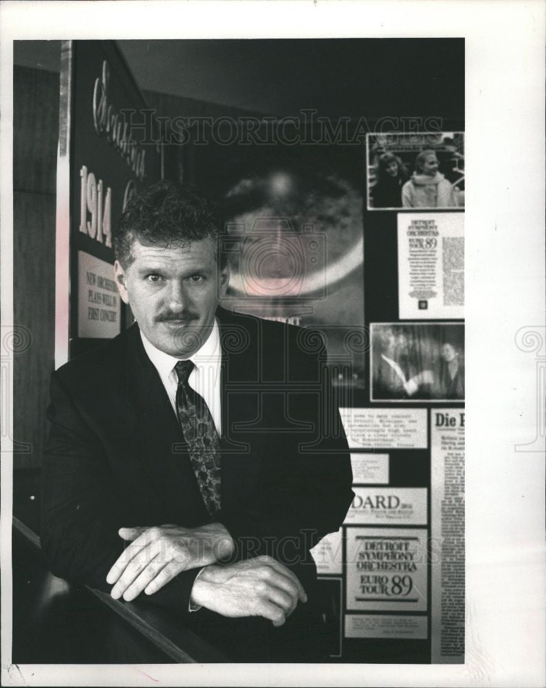 1989 Press Photo The Detroit Symphony Orchestra - Historic Images