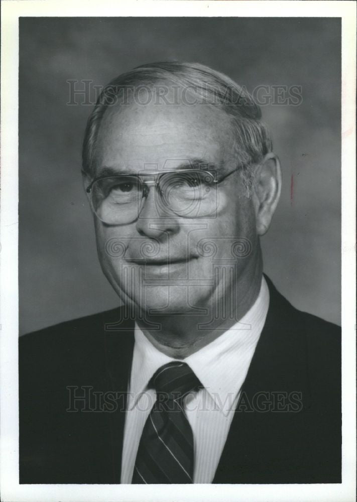 1987 Press Photo Arie Guldemond Chairman of the Board - Historic Images