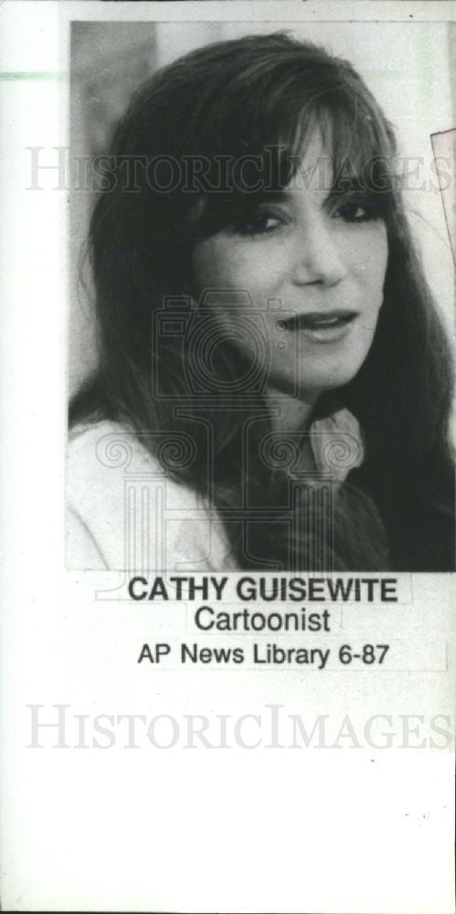 1992 Press Photo Cathy Guisewite Cartoonist - Historic Images