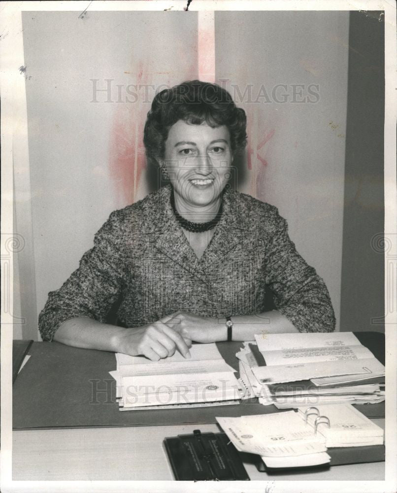 1969 Press Photo Dorothy Haener, representative, UAW - Historic Images