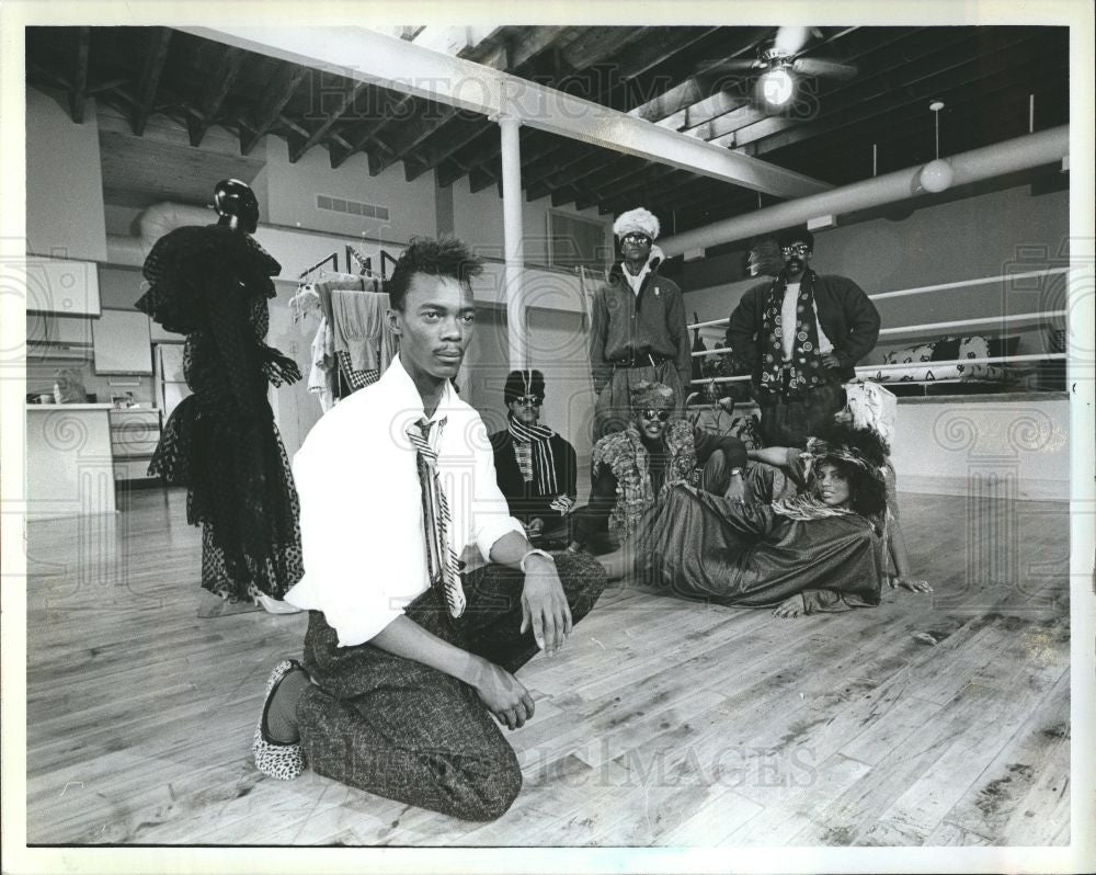 1986 Press Photo Eastern Market loft Carlos Gipson - Historic Images