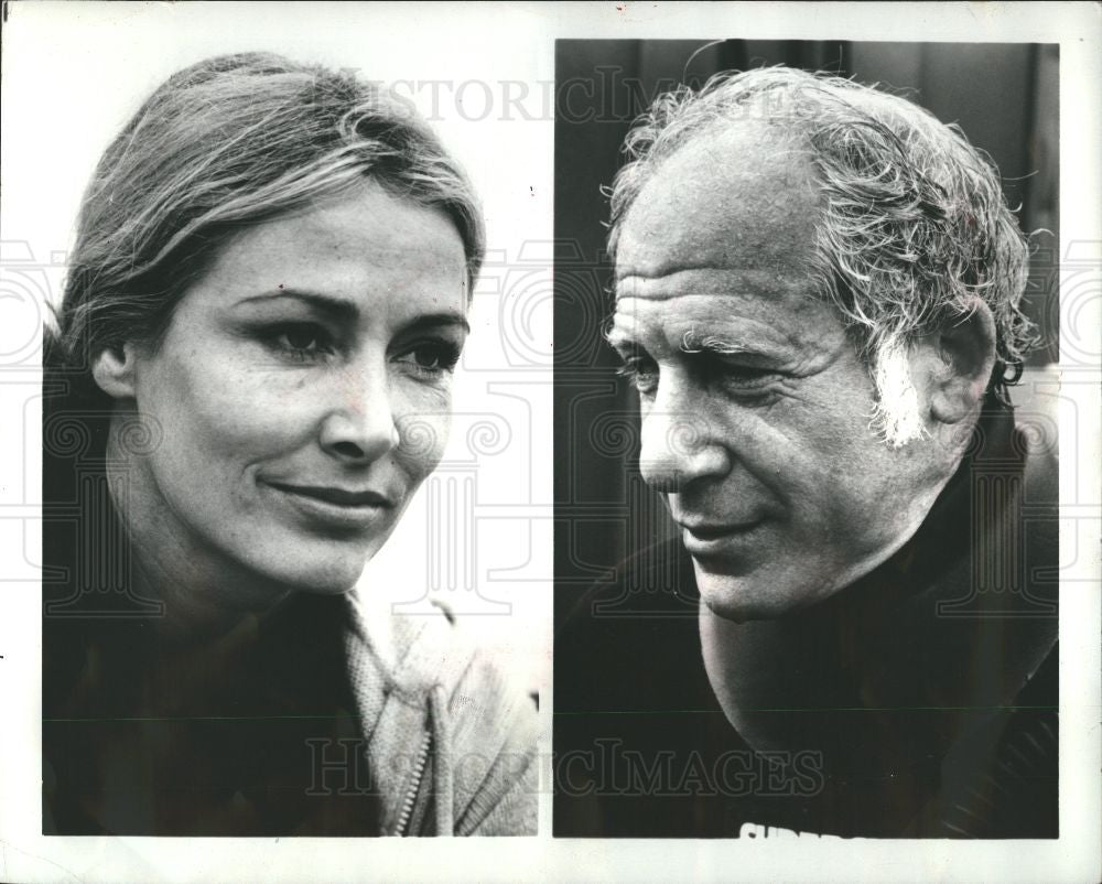 1976 Press Photo elga anderson,peter gimbel,cbs,1976 - Historic Images