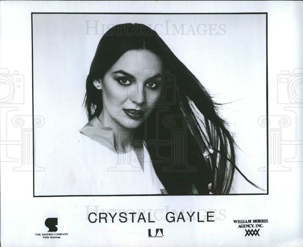 1978 Press Photo Crystal Gayle vocalist - Historic Images