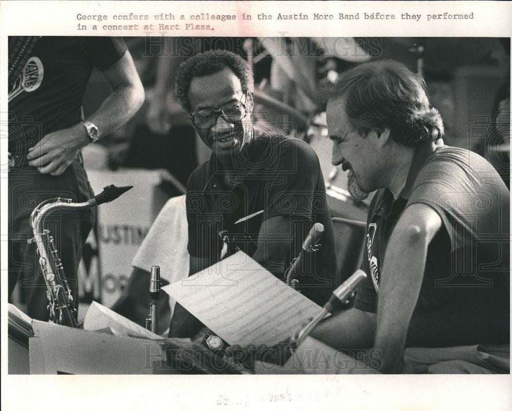 1983 Press Photo George Benson American Musician Grammy - Historic Images