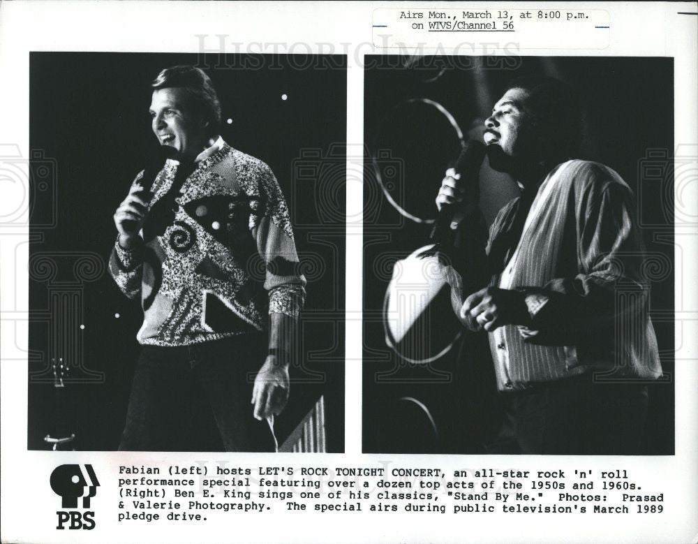 1989 Press Photo Ben E. King, Singer - Historic Images