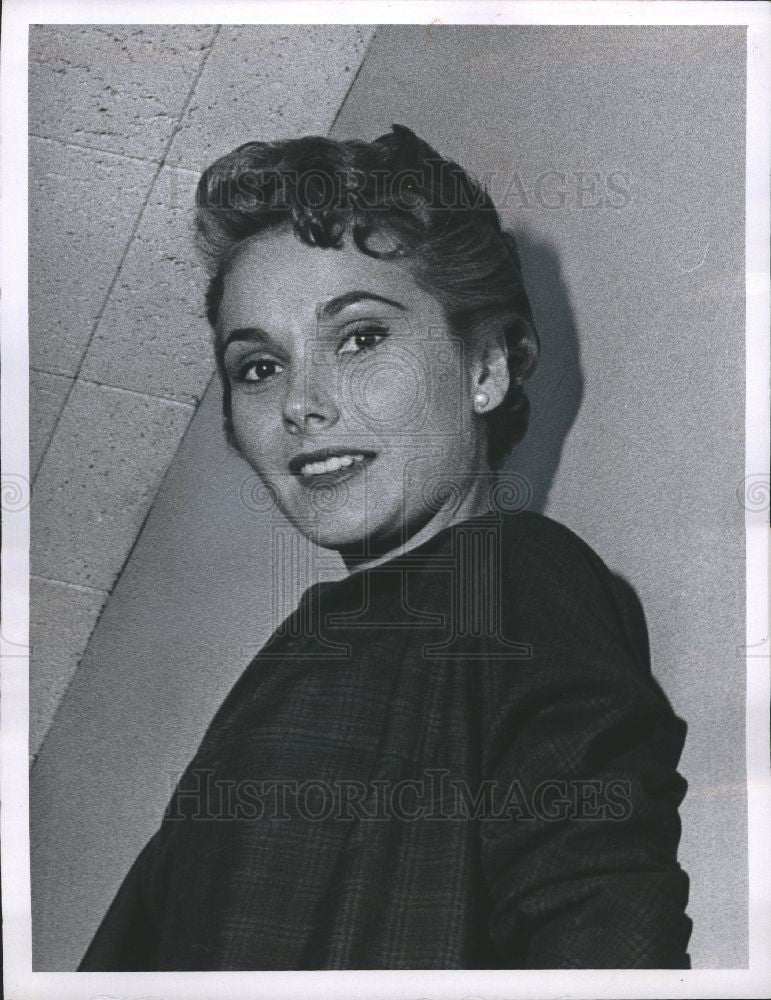 1957 Press Photo Felicia Farr American actress - Historic Images