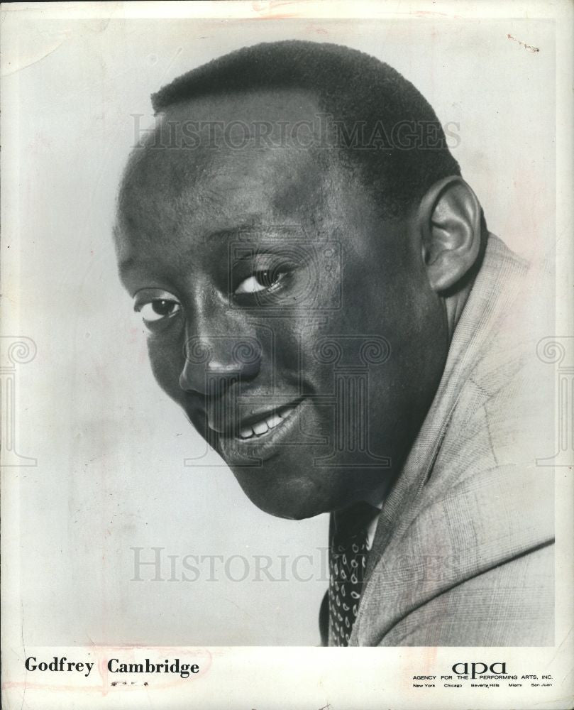 1967 Press Photo Godfrey Cambridge comedian actor - Historic Images