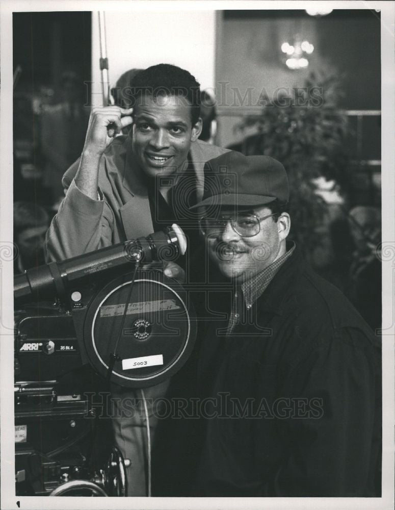 1989 Press Photo Roy Campanella Jr. television director - Historic Images