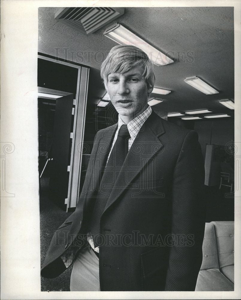 1974 Press Photo Allen (Al) Dean Eberhard - Historic Images