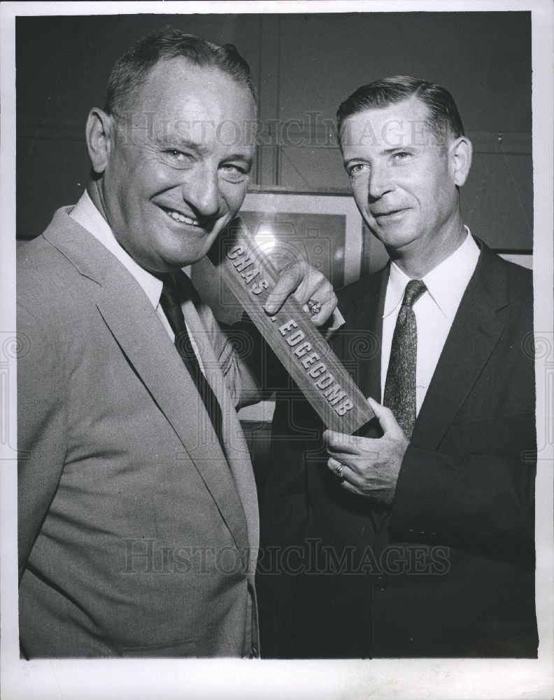 1957 Press Photo charles edgecomb - Historic Images