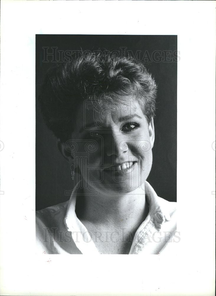 1986 Press Photo Patricia Edmonds chief Free Press - Historic Images
