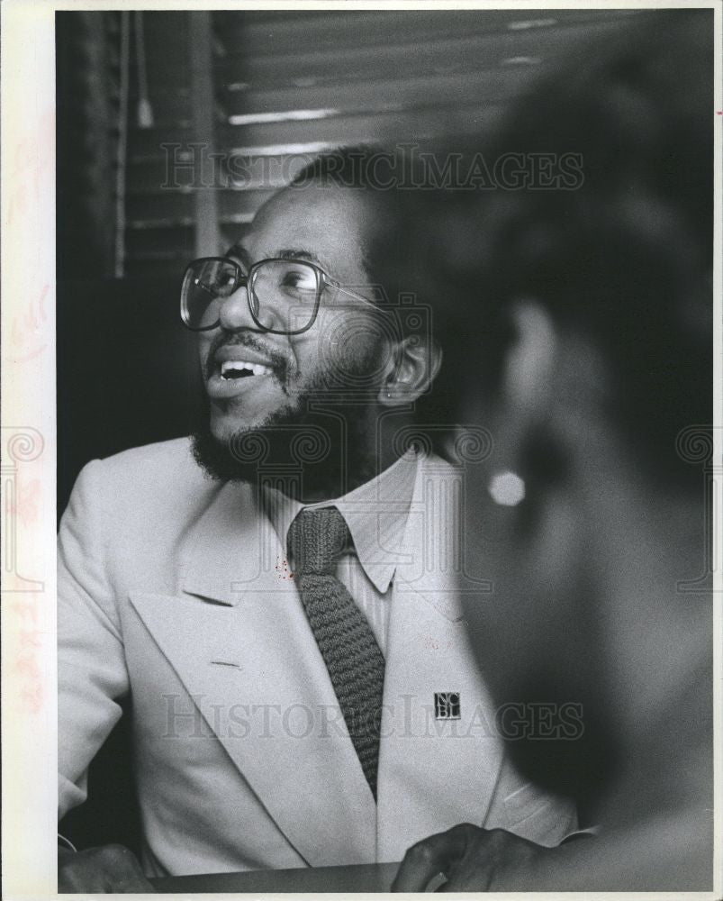 1980 Press Photo Jeffery Edison President - Historic Images