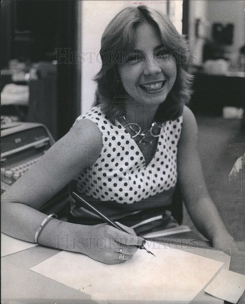 1973 Press Photo Natalie Edgecomb Daughter Diane - Historic Images