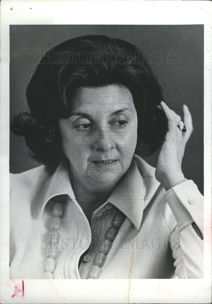 1975 Press Photo Diange Edgecomb Central Business VP - Historic Images
