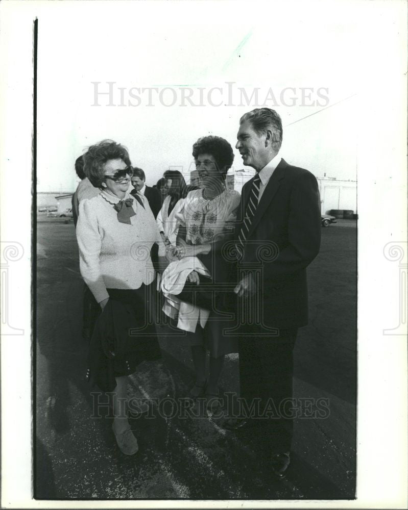 1985 Press Photo Dian Edgecomb Tom Coogan Betty - Historic Images