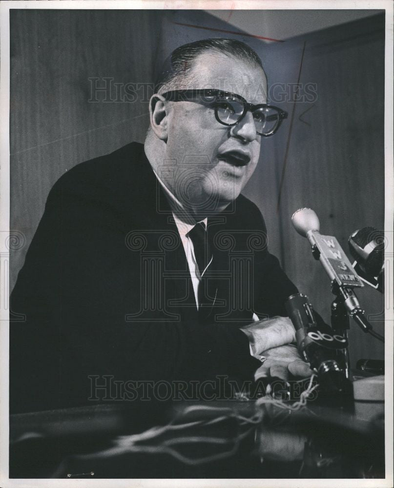 1967 Press Photo Abba Eban Israeli diplomat politician - Historic Images