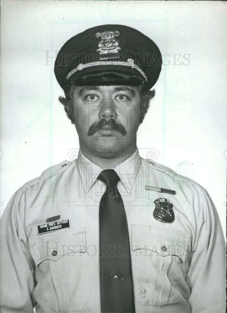1987 Press Photo Charles Barbeiri, President of Crime P - Historic Images