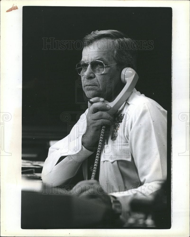 1981 Press Photo James Bannon Executive Deputy - Historic Images