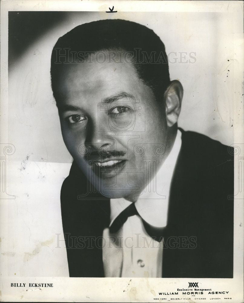 1957 Press Photo Billy Eckstine Singer Bandleader Band - Historic Images