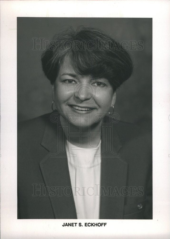 1993 Press Photo Janet S. Eckhoff - Historic Images